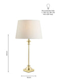 Laura Ashley Winston table lamp base antique brass, UK version