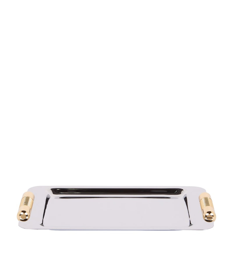 ZODIAC small gold-plated cylinder tray (British brand)