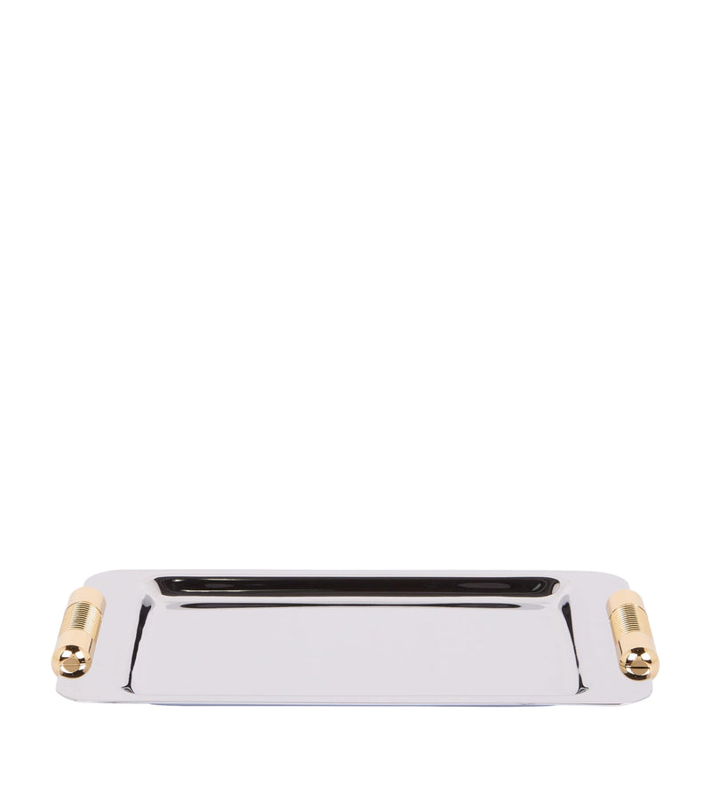 ZODIAC small gold-plated cylinder tray (British brand)