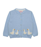 Trotters cotton duck infant cardigan 3-24 months (British brand)
