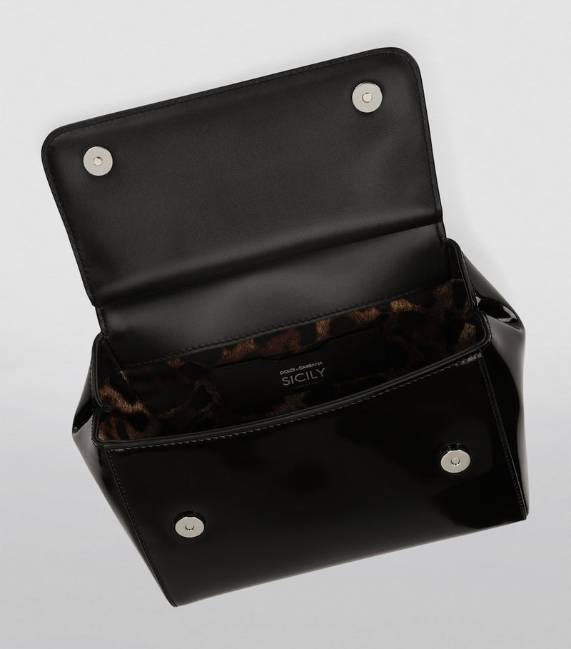 Dolce&Gabbana Sicily top-handle leather bag, UK version