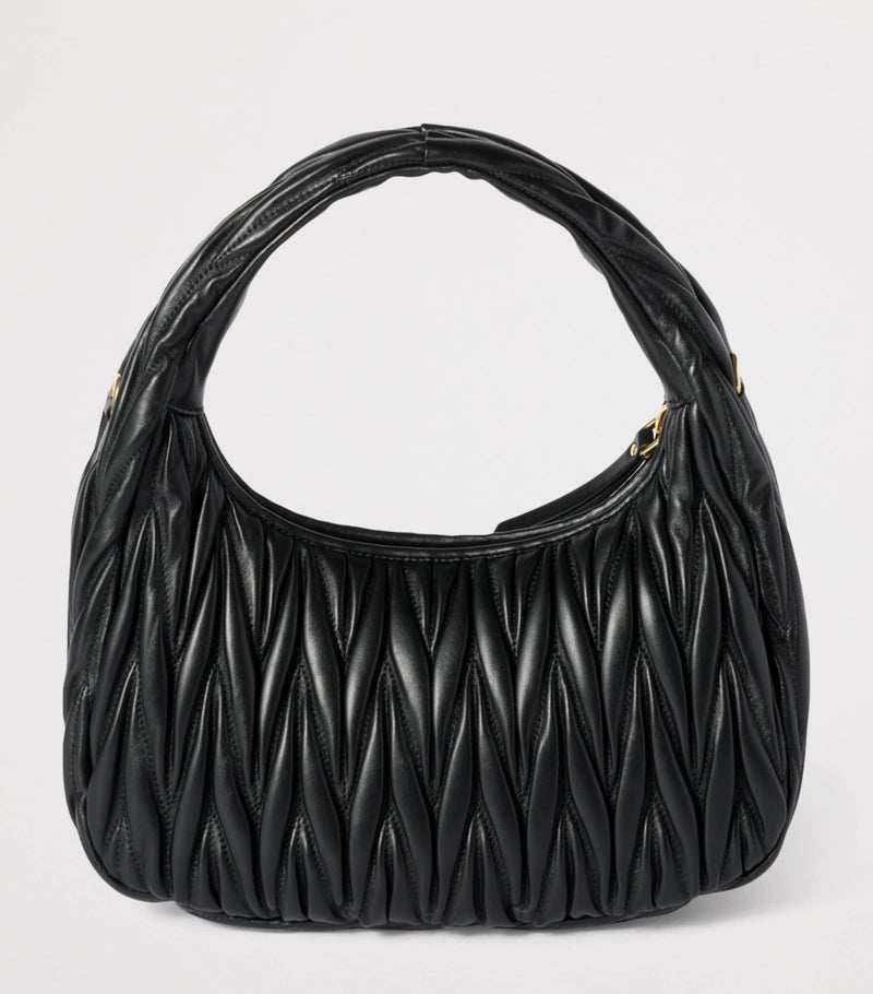 Miu Miu matelassé leather Wander top-handle bag (British brand)