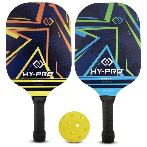 Hy-Pro 2-person pickleball set with paddles and bag (British brand)