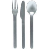 Smash stainless steel cutlery set in plastic pod, imported from the UK
