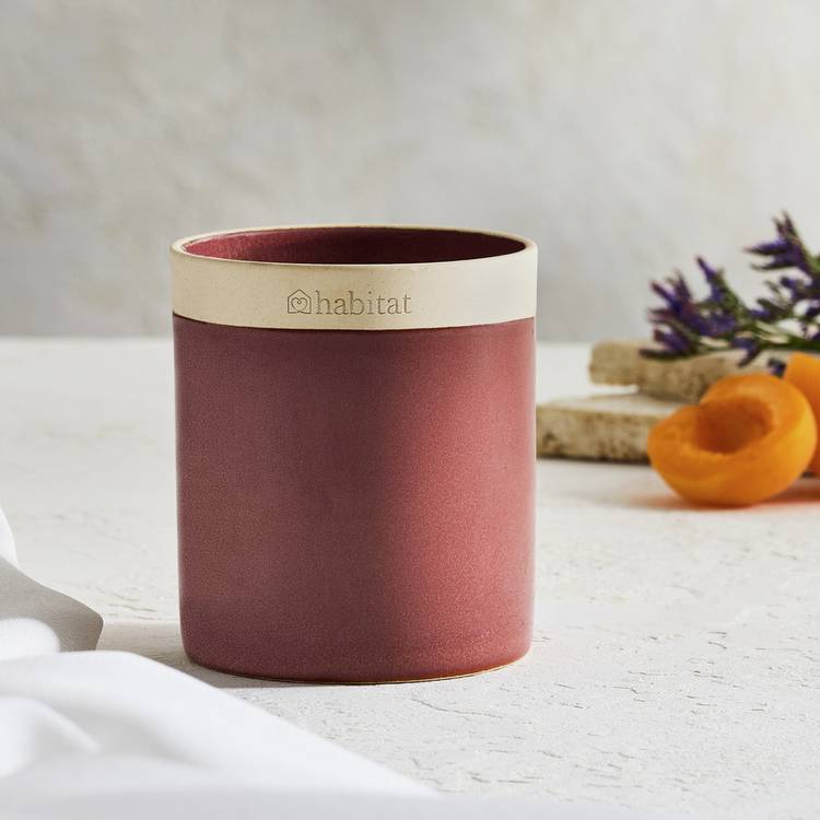 Habitat Patchouli & Plum scented candle with ceramic holder, imported from the UK