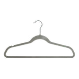 Argos Home grey velvet flocked hangers set of 10, UK version