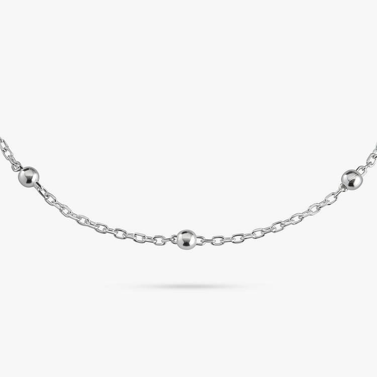 Revere mini beaded station bracelet 20cm - British product