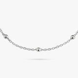 Revere mini beaded station bracelet 20cm - British product