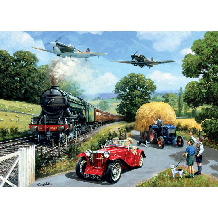 Kidicraft Nostalgia 1940s Summer 1000 piece puzzle (British brand)