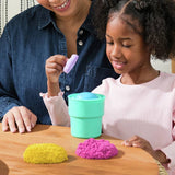 Kinetic Sand Squish Blossom sensory sand kit 227g, UK version