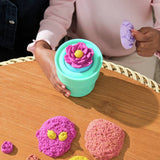 Kinetic Sand Squish Blossom sensory sand kit 227g, UK version