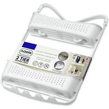 Addis 2 tier shower caddy white (British brand)