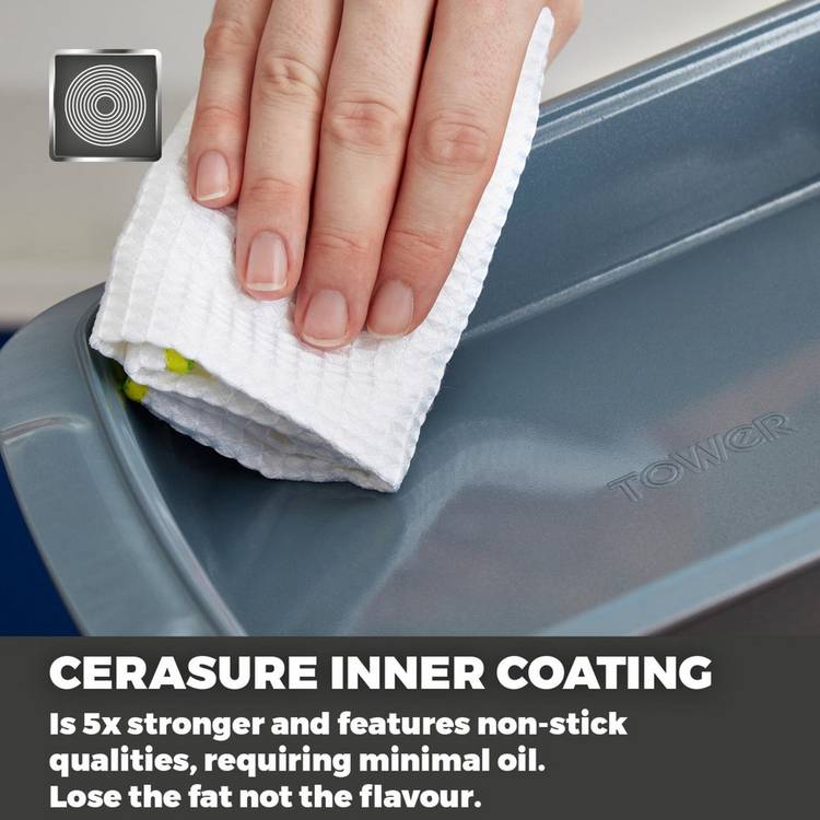 Tower Cerasure non-stick roasting tray set 2 piece (British brand)