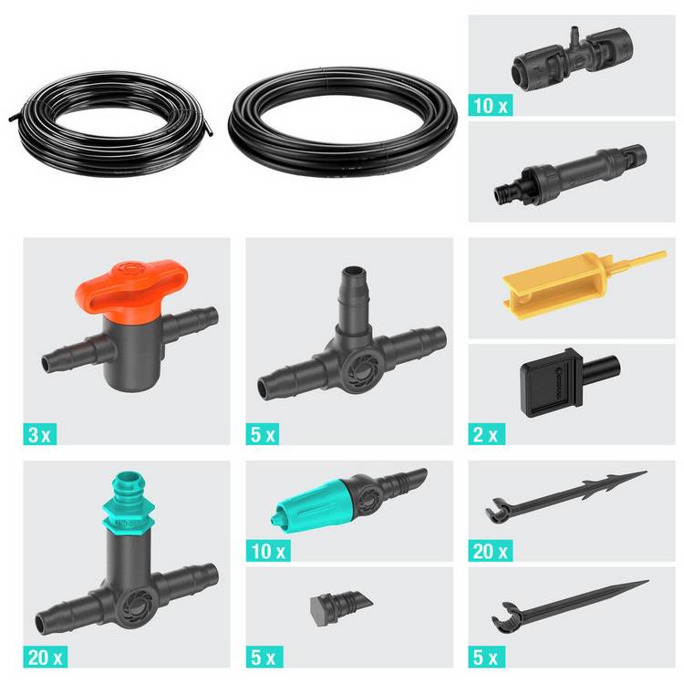 Gardena Micro Drip Terrace & Balcony Set irrigation system - British product