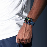 Limit smart watch blue silicone strap, UK version