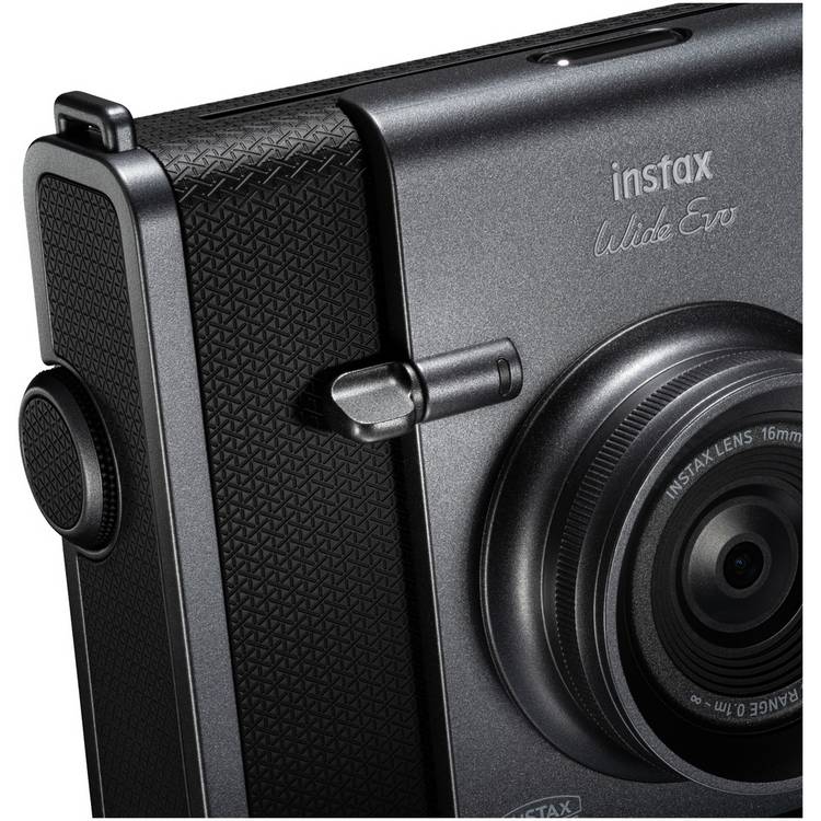 Instax Wide Evo hybrid instant camera black, imported from the UK