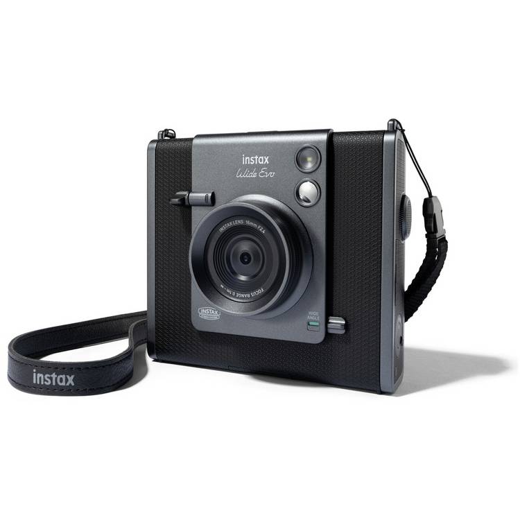 Instax Wide Evo hybrid instant camera black, imported from the UK
