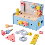 Argos Chad Valley Wooden Tool Box (Blue) Toy Tool Set- Buy online at McGrocer