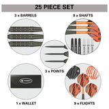 Target RVB brass darts set 22g, imported from the UK