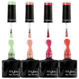 Mylee Malibu Beach gel nail polish quad (British brand)