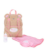 Argos My First Tiny Treasures Bear Hug Changing Bag Carrier for 14 Inch Dolls- Buy online at McGrocer
