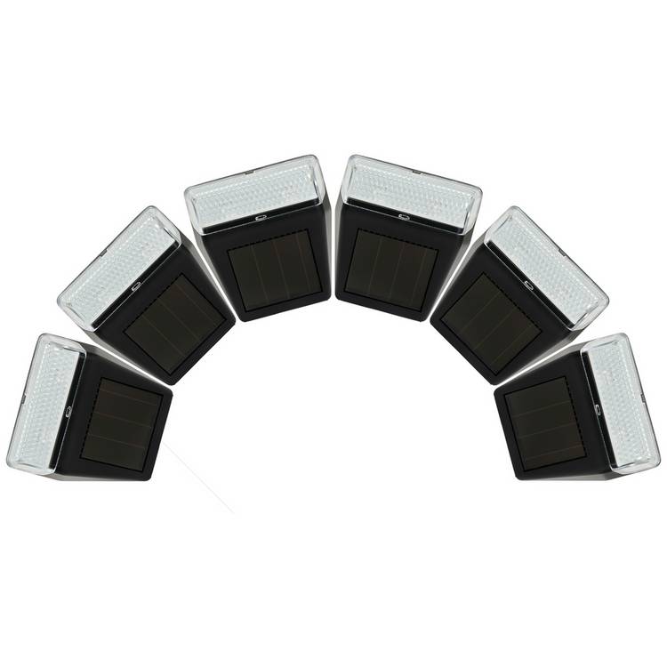 Garden by Sainsburys solar fence light pack of 6, UK version