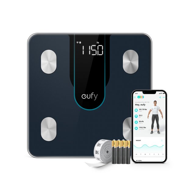 Eufy smart scale P2 black (British brand)