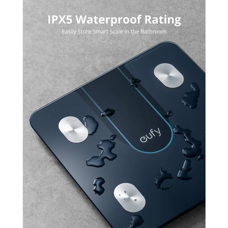 Eufy smart scale P2 black (British brand)
