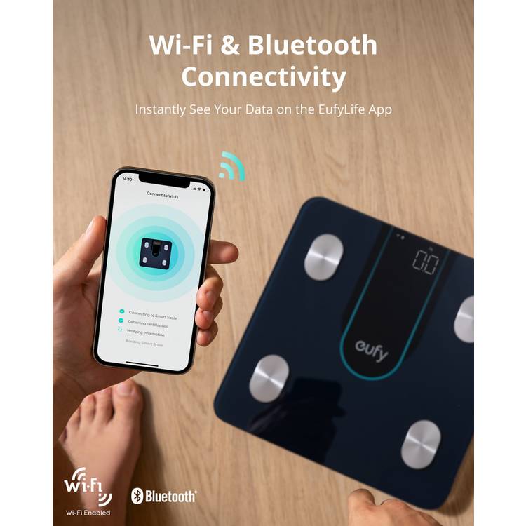 Eufy smart scale P2 black (British brand)