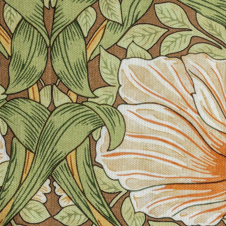 Morris & Co. Pimpernel green curtains 117x137cm, imported from the UK