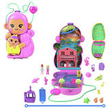 Polly Pocket momma monkey and baby mini doll playset (British brand)
