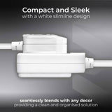 Masterplug 1 socket 8m extension lead, imported from the UK