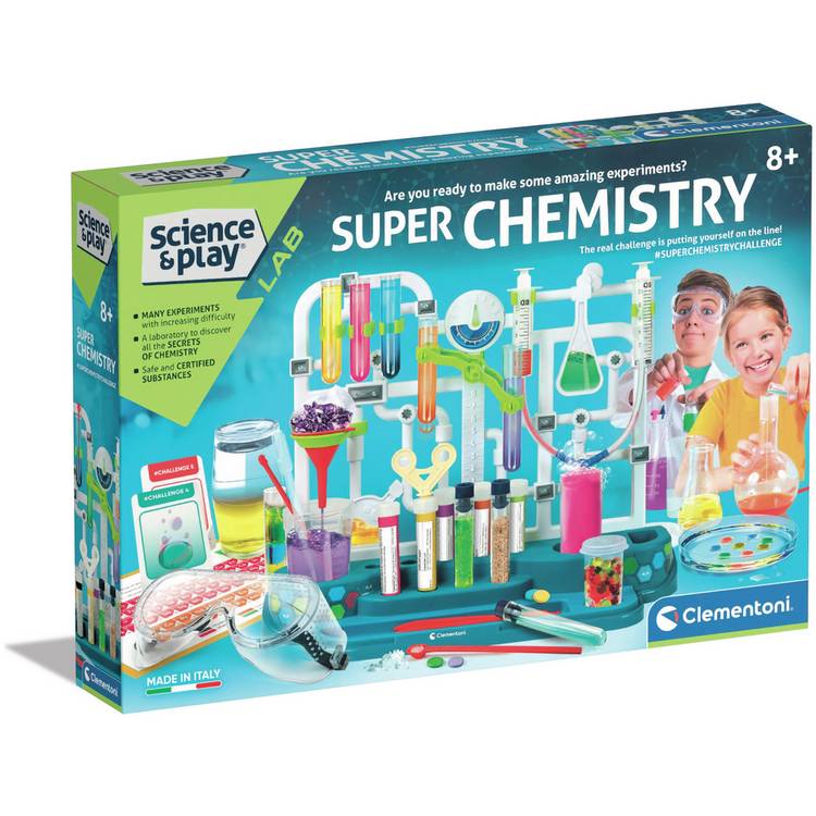 Clementoni Super Chemistry Kit science set (British brand)