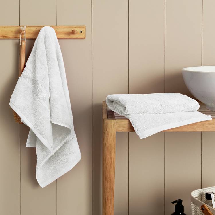 Habitat white Egyptian cotton face cloths 2 pack - British product