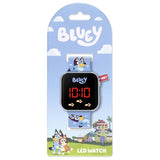 Bluey LED digital watch with printed strap - British product