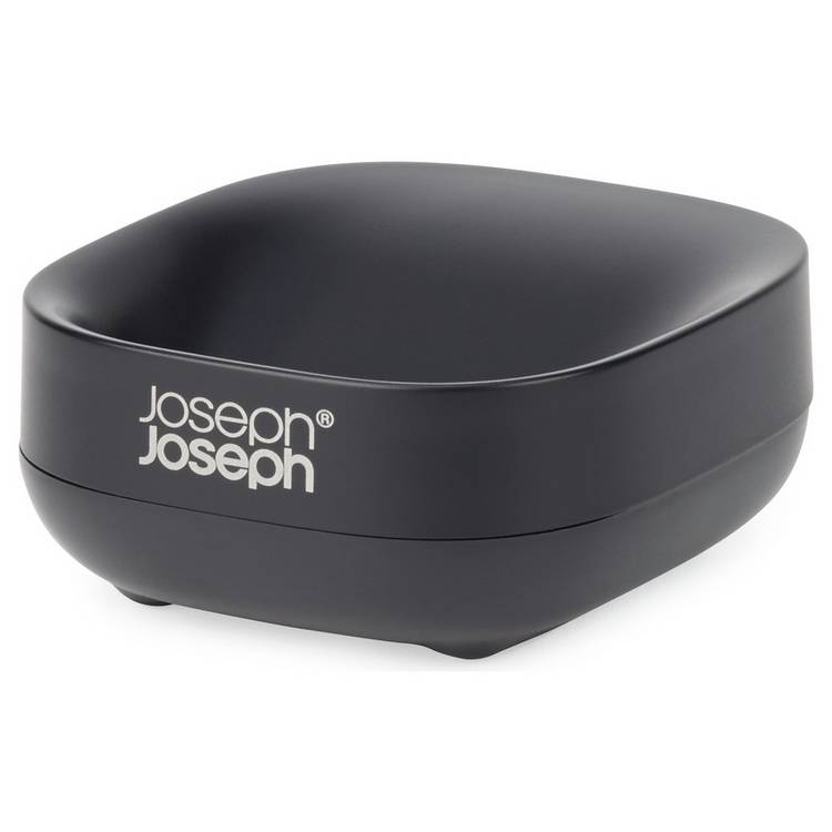 Joseph Joseph Slim Compact soap dish black, imported from the UK