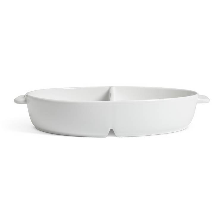 Habitat Riko large ceramic divided roaster (British brand)