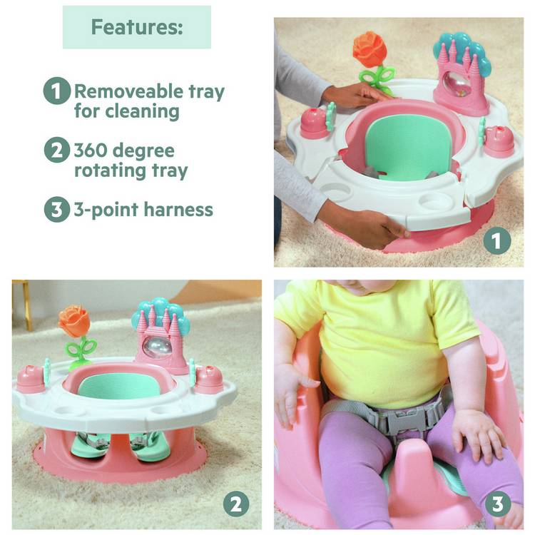 Bright Starts SuperSeat Princess baby booster seat, imported from the UK