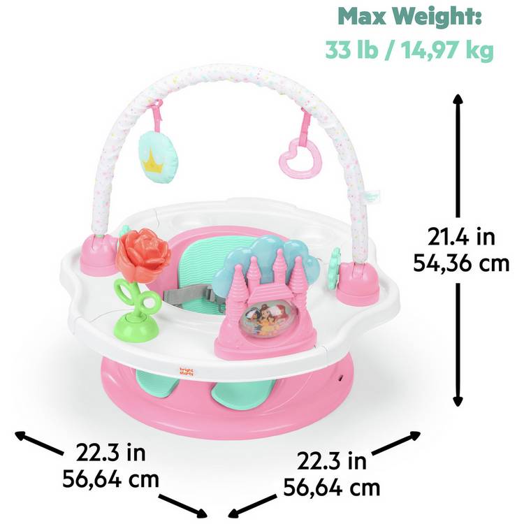 Bright Starts SuperSeat Princess baby booster seat, imported from the UK