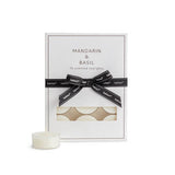 Habitat mandarin basil tealight candles pack of 12 (British brand)