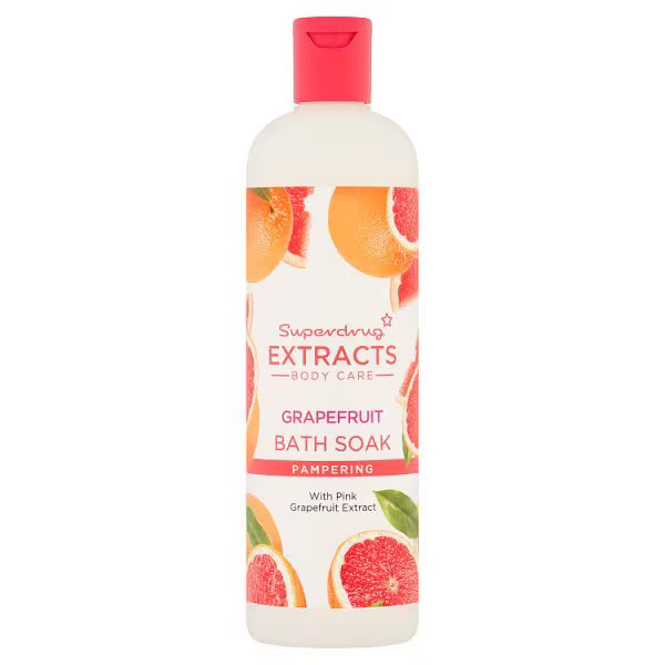 Superdrug Extracts Grapefruit Bath Soak 500ml (British brand)