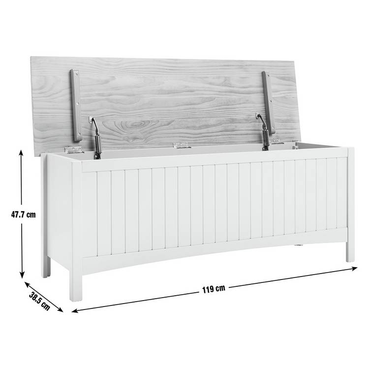 Habitat storage bench blue 119cm wide - British product