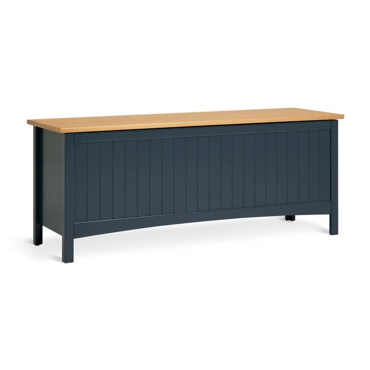 Habitat storage bench blue 119cm wide - British product