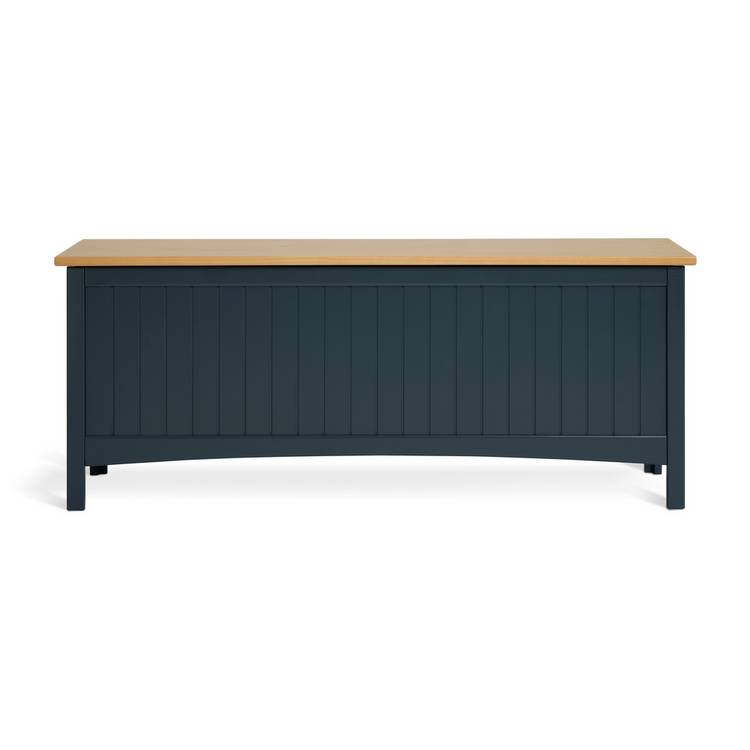 Habitat storage bench blue 119cm wide - British product