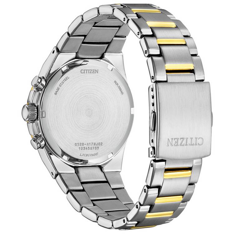 Citizen watch black dial stainless steel bracelet, imported from the UK