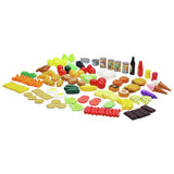 Chad Valley 120-piece play food set, imported from the UK