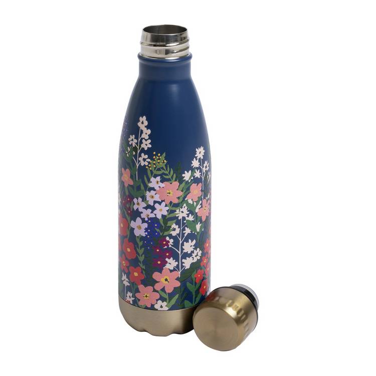 Home Winter Floral water bottle 500ml, imported from the UK