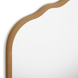 Argos Home gold curved wall mirror 60x40cm, imported from the UK