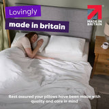 Slumberdown box edge firm pillow 74x48cm, UK version