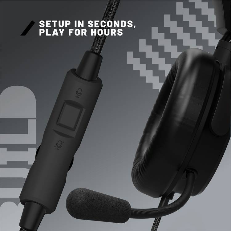 Stealth C6-100 wired gaming headset black, UK version